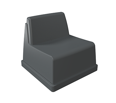 Stapelbaar design zitmeubel en poef