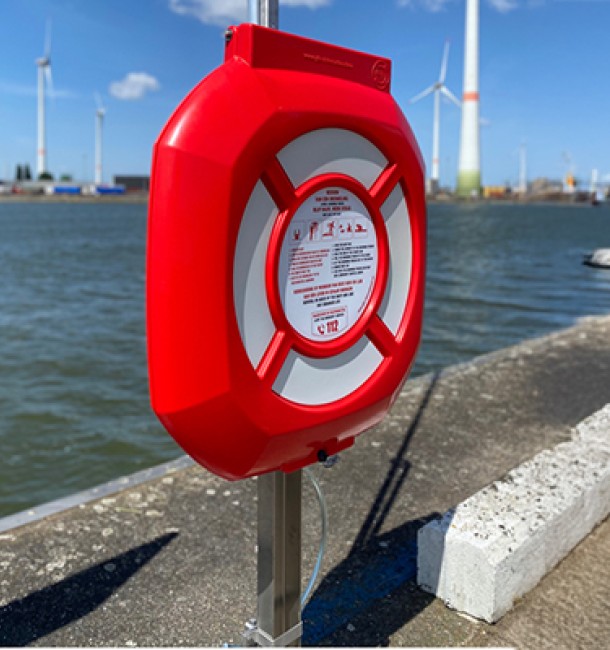 Behuizing voor (nautische) reddingsboei by Rotech